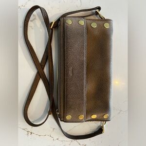 Hammitt Tan Leather Bag with Red Interior